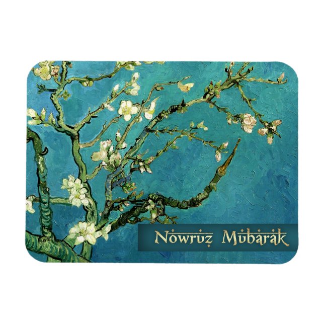 Nowruz Mubarak. Persian New Year Gift Art Magnets (Horizontal)