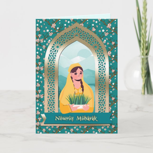 Nowruz Mubarak. Persian New Year Greeting Cards (Front)
