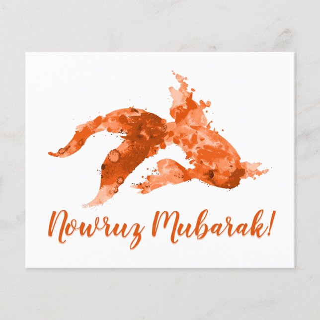 nowruz mubarak watercolor goldfish (Front)