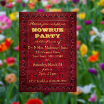 Nowruz Party Invitation