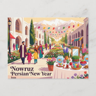 Nowruz Persian New Year Iran Postcard