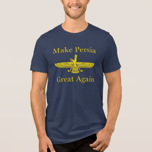 Nowruz Persian New Year Make Persia Great Again Tri-Blend Shirt