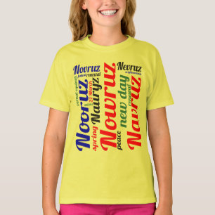 Nowruz Word Celebration Spring of Renewal 6 T-Shirt