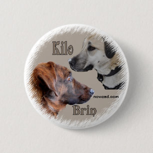 Nowzad Rescue Dogs Brin & Kilo Badge