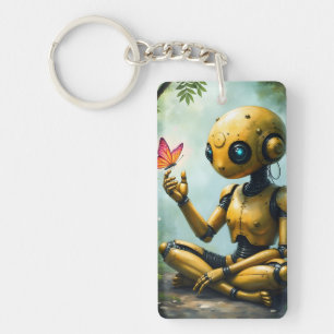 Nox Finds Wonder,A Curious Robot's First Butterfly Key Ring