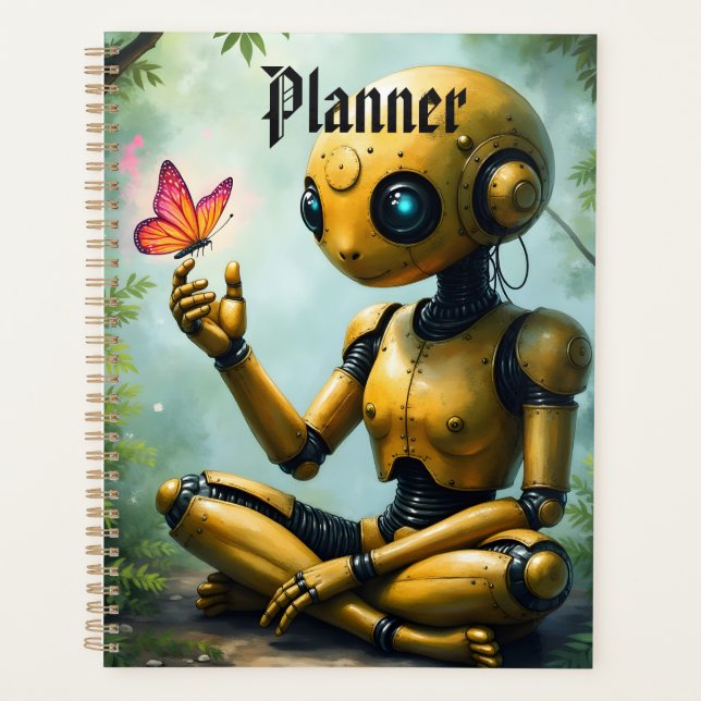 Nox Finds Wonder, A Curious Robot's First Butterfy Planner (Front)
