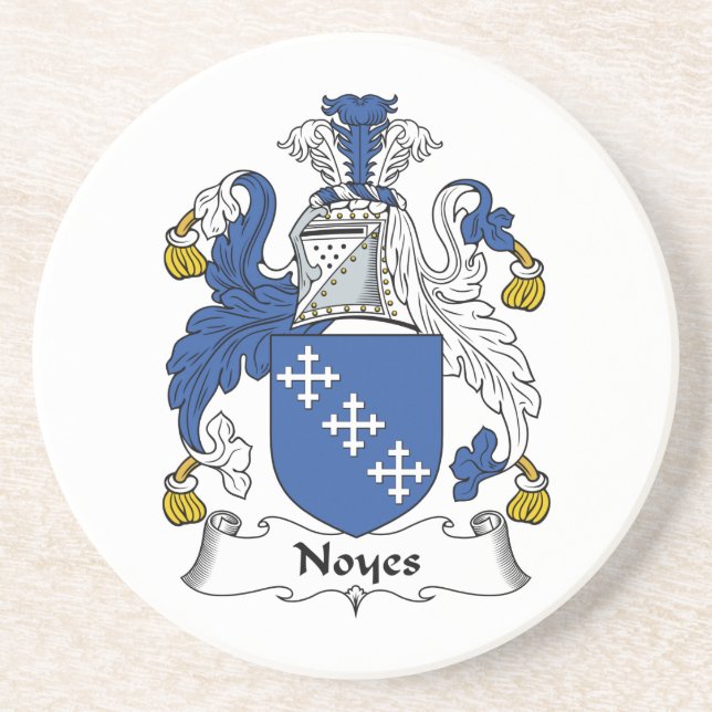 Noyes Family Crest Coaster (Front)