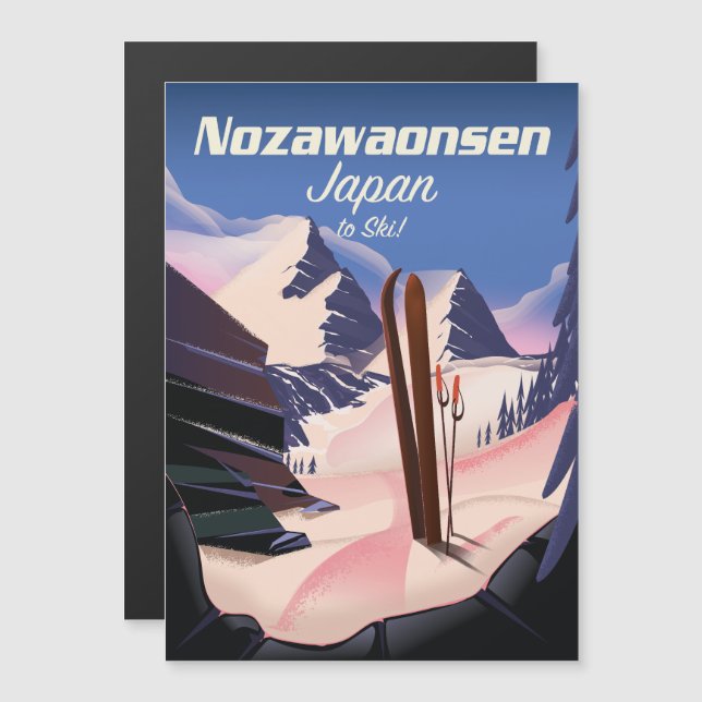 Nozawaonsen Japan to ski (Front/Back)