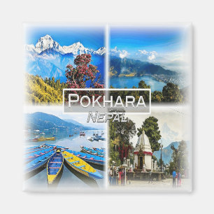 NP0021 Asia, Nepal, pokhara, fridge Magnet