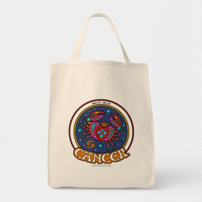 NP Cancer Grocery Tote Bag (Front)