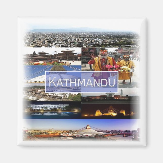 NP * Nepal - Kathmandu Magnet (Front)