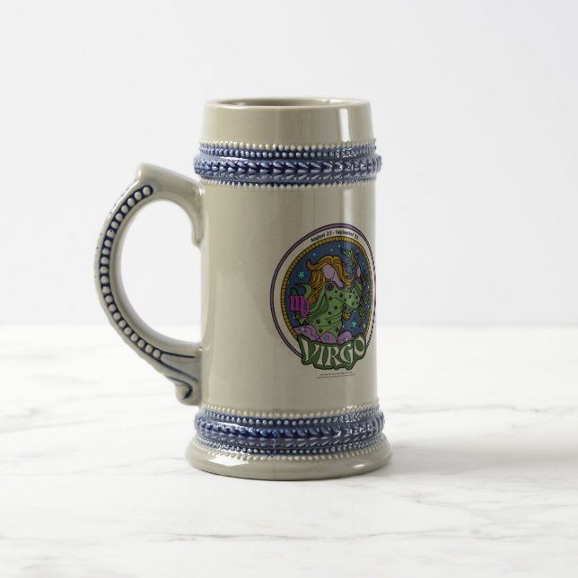 NP Virgo 22oz Stein (Left)
