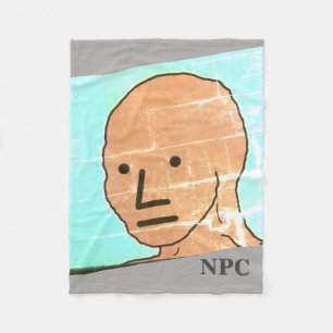 NPC MEME Fun Play Game blanket