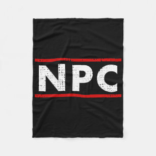 Npc Meme - Non Player Character 1 Fleece Blanket