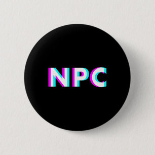Npc Meme - Non Player Character 2  6 Cm Round Badge