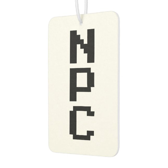 NPC - Non Playable Character Car Air Freshener (Left)