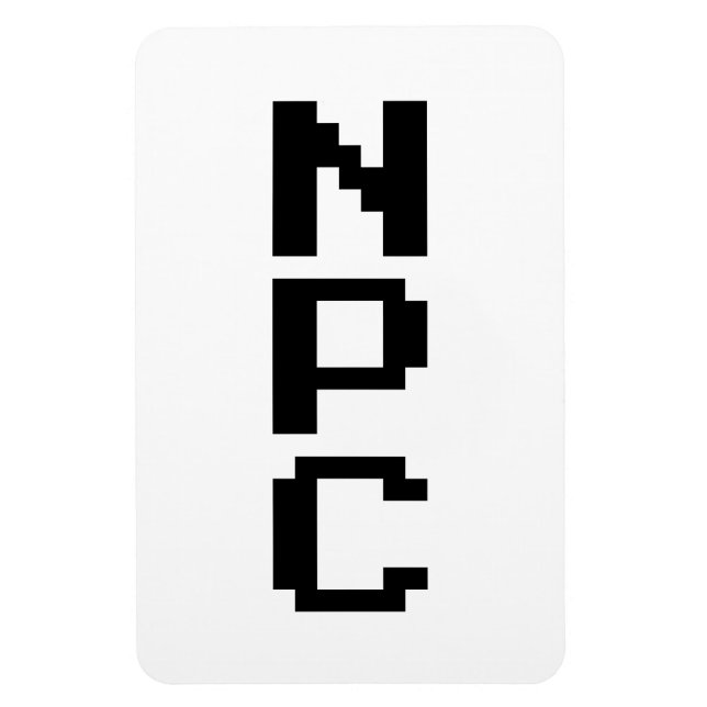 NPC - Non Playable Character Magnet (Vertical)