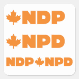 NPD Logos Square Sticker