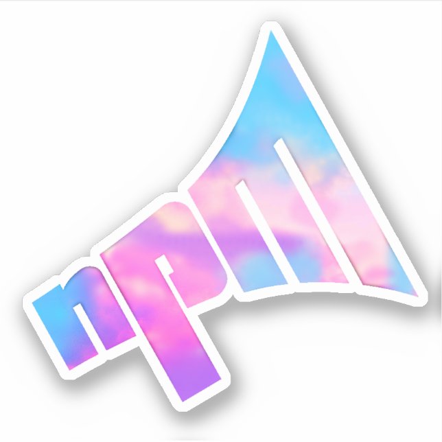 NPM Pastel Logo Sticker (Front)