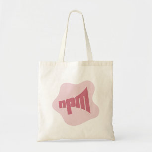 NPM Pink Blob Logo Tote Bag