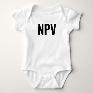 NPV Net Present Value Baby Bodysuit
