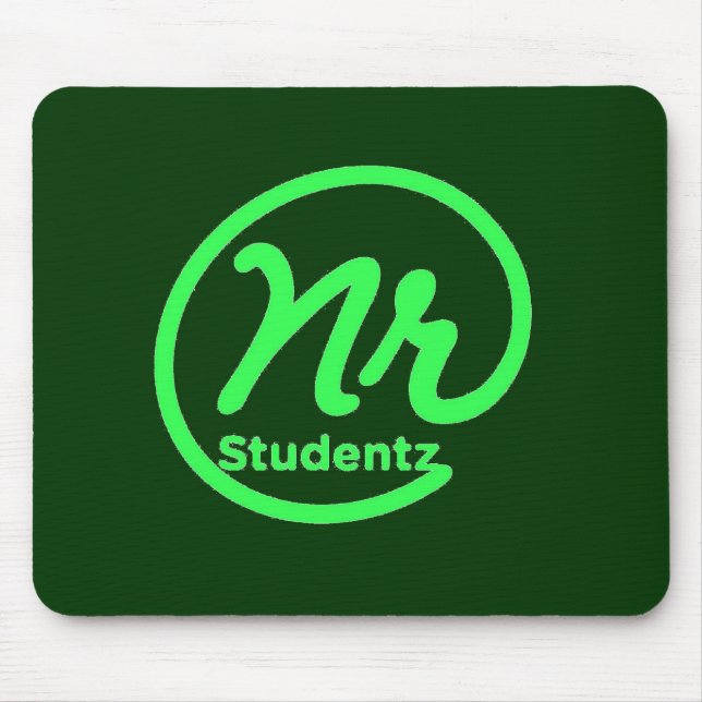 NR Studentz Mouse Pad-Green Mouse Pad (Front)