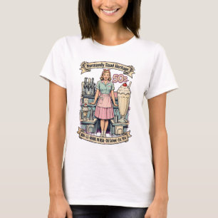 NRH 50s Soda Fountain Vintage Diner Women’s T-Shir T-Shirt