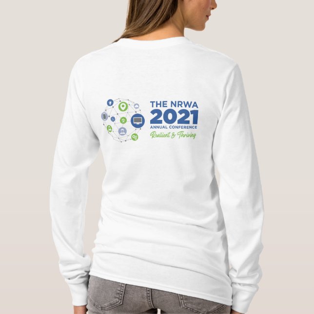 NRWA 2021 Conference T-Shirt, Women's Long Sleeve T-Shirt (Back)