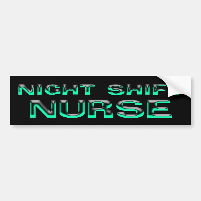 NS NURSE BUMPER STICKER (Front)