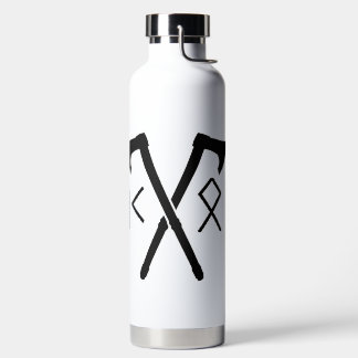 NSFW Elder Futhark Runic Axe Water Bottle