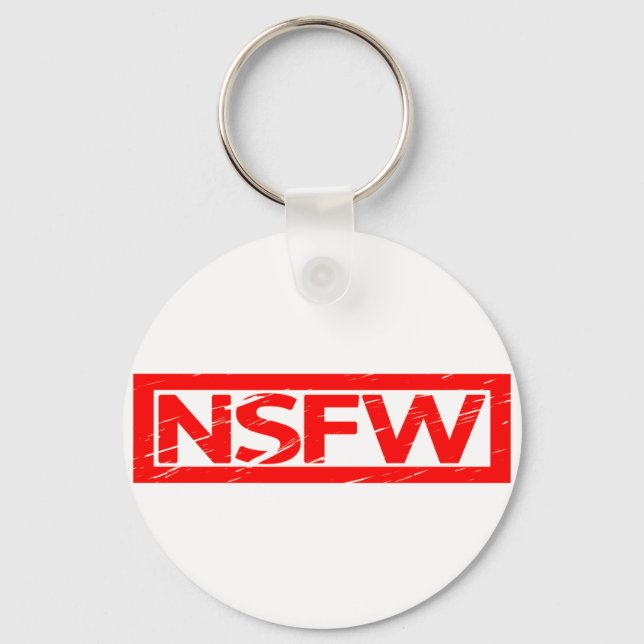 NSFW Stamp Key Ring (Front)