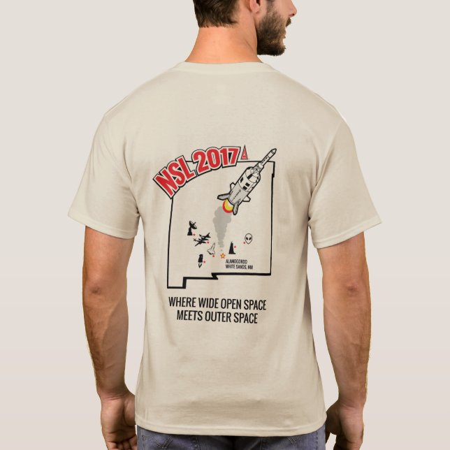 NSL 2017 men's T-shirt (Back)