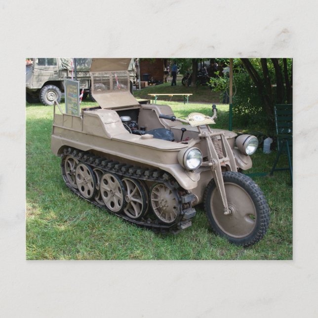 NSU Kettenkrad Postcard (Front)