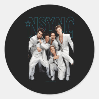 Nsync Official Thinking Of You Classic Round Sticker
