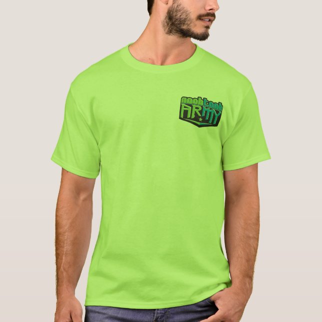 NTA Small Logo Green T-Shirt (Front)