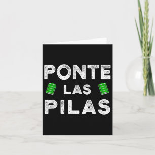 Nte Las Las Funny Spanish Saying Motivational Card