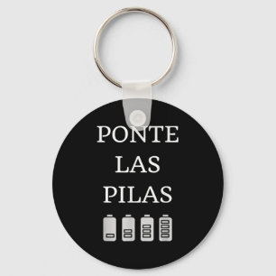 Nte Las Las Spanish Saying Motivational Key Ring