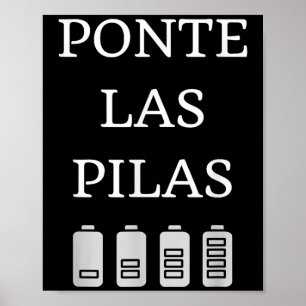 Nte Las Las Spanish Saying Motivational  Poster