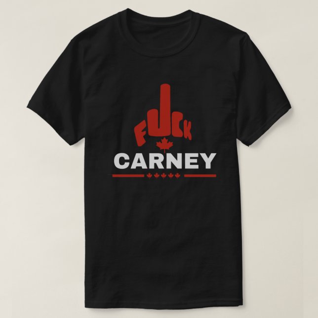 nti-Mark Carney Canada  - Political Protest Digita T-Shirt (Design Front)