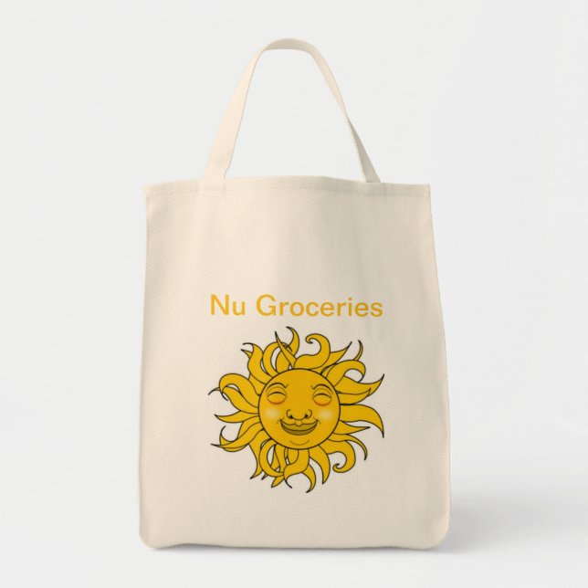 Nu Grocery Tote Bag (Front)