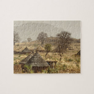 Nuba Mountains, Nugera village Jigsaw Puzzle