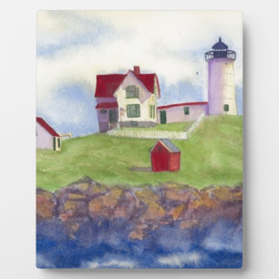 Nubble Light House York Maine Plaque
