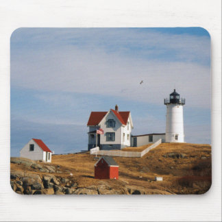 Nubble Light Lighthouse Cape Neddick Maine Mouse Pad