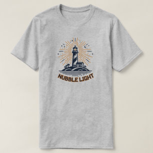 Nubble Light Maine Sunrise T-Shirt