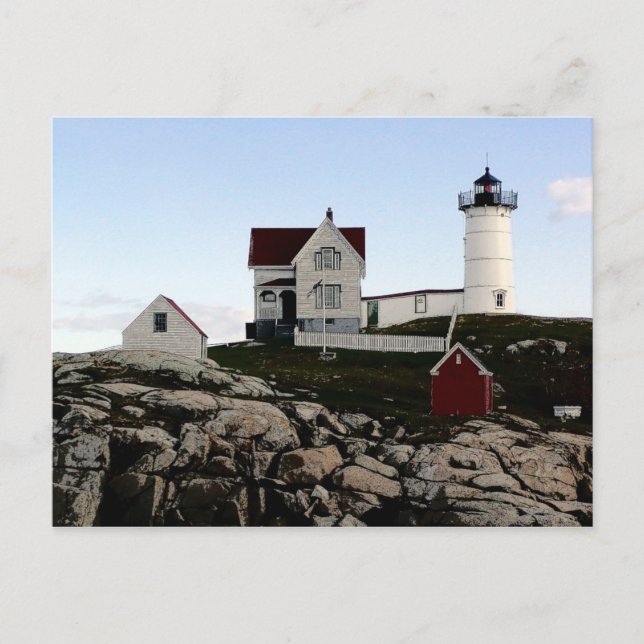Nubble Light Postcard (Front)