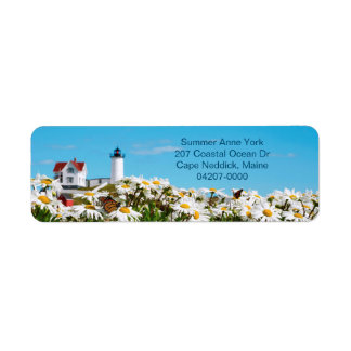 Nubble Light Summer Daisy Maine Lighthouse Return