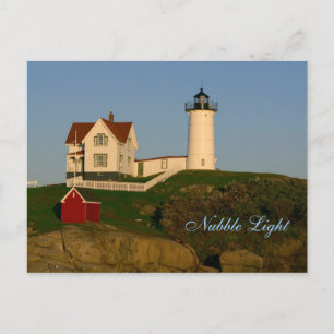 Nubble Light, York, Maine    Postcard