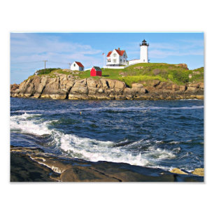 Nubble Lighthouse, Cape Neddick Maine Photo Print
