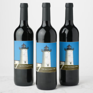 Nubble Lighthouse Family Wine Label
