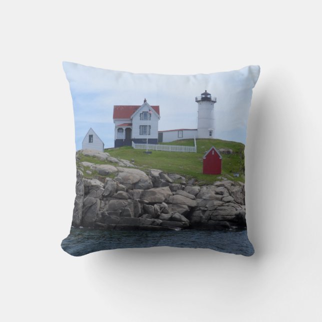 Nubble Lighthouse - Maine Cushion (Front)
